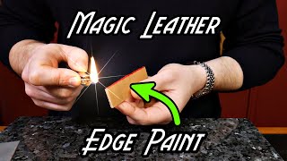 Magic Leather Edge Paint The future of edge paint [upl. by Adniuqal291]