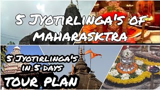 Maharashtra 5 jyotirling tour plan in 5 Days [upl. by Duahsar266]