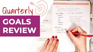 How to Do a Quarterly Goal Review ft Clever Fox Planner PRO 2nd Edition [upl. by Llejk172]