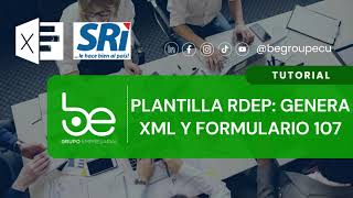 PLANTILLA RDEP TUTORIAL DE USO [upl. by Disario492]