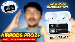 Airpod Pro 2 Review  Airpod With Display  ANC  ENC  Hd Display  Top Quality Airpodpro2 [upl. by Lenci362]