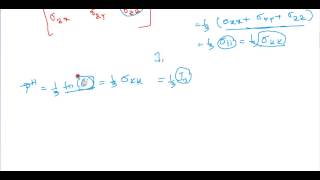 Stress 6  Hydrostatic and Deviatoric Stress [upl. by Diet]