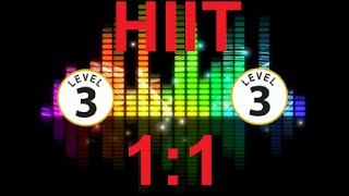 HIIT Music Track – Level 3 – 3030 19mins – PLUS VOICE PROMPTS [upl. by Melone]