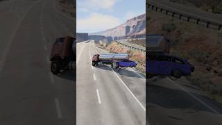 Realistic Highway Car Crashes 66  beamngdrive [upl. by Schnur]