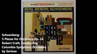 schoenberg 5 Pieces for Orchestra Op 16 [upl. by Marr]