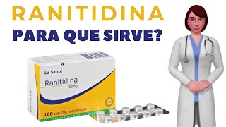 RANITIDINA para que sirve cuando y como tomar ranitidina 150 mg [upl. by Dietsche]