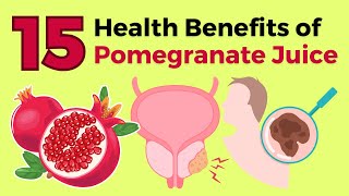 15 Health Benefits Of Pomegranate Juice  VisitJoy [upl. by Annawad]