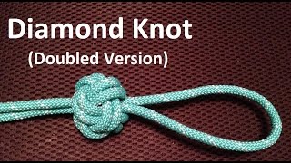 How to Tie a Diamond Knot  Decorative and Practical Applications [upl. by Ennaus]