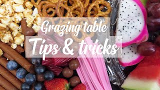 Tips for making a grazing table [upl. by Yraeg]