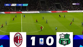 MilanSassuolo 10  Serie A TIM 202324  Momenti salienti della partita [upl. by Gibb]