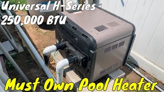 Hayward W3H250FDN Universal HSeries Pool Heater Review Ultimate Comfort for Your Pool and Spa [upl. by Tucky]