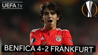 BENFICA 42 FRANKFURT UEL HIGHLIGHTS [upl. by Aislehc]