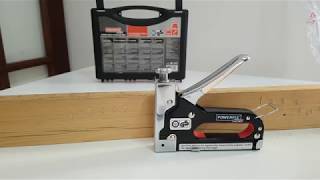 HOW TO USE STAPLER  NAILER [upl. by Eveline]