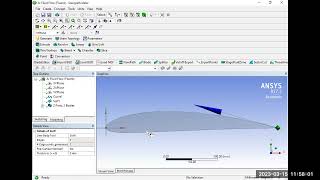 Session8 Modelling of NACA 4412 Aerofoil Shape using ANSYS Fluent [upl. by Annert]