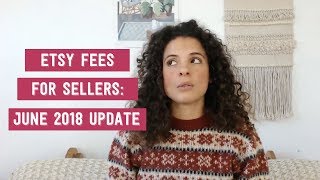 Etsy fees explained  Etsy Fees for Sellers  June 2018 update [upl. by Ellertnom322]