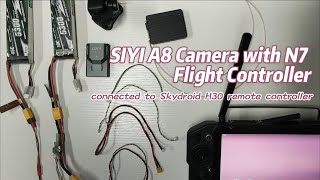 SIYI A8 Camera Connected to Skydroid H30 [upl. by Schear]