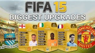 FIFA 15s BIGGEST UPGRADES  Man Utd amp Man City  Fifa 15 Player Rating Predictions [upl. by Nelhsa332]