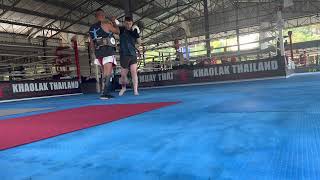 Thaiboxing  First Private lesson  Rawai in Khoa Lak [upl. by Dole]