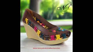 Leather Mexican Shoes for Women Nancy Alvarez Collection [upl. by Odlanir]