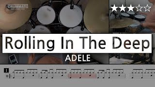 Lv09 Rolling In The Deep  Adele ★★★☆☆ Pop Drum Cover [upl. by Kenti]