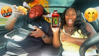 PUTTING THE WORLDS HOTTEST HOT SAUCE IN MY HUSBANDS FOOD REVENG PRANK [upl. by Aramanta816]