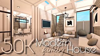 BLOXBURG 50K MODERN FAMILY HOUSE  NOGAMEPASS [upl. by Eachelle]