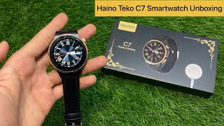 Haino Teko C7 Smartwatch Unboxing amp Full Review  Haino Teko C7 Wireless Charging [upl. by Yasmine742]