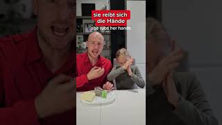 reiben sich die Hände reiben Schadenfreude 🇩🇪deutsch germanonline almanca allemand alemao tysk [upl. by Sivet]