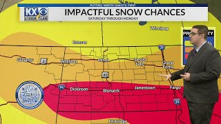 Multiple snow chances move in with heavier winds and a temperature drop [upl. by Weatherby]