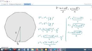 Geometria 106  Polígonos Regulares  Dodecágono [upl. by Jorry]