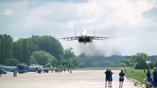 ORIGINAL MiG29 extreme low pass [upl. by Esiuqram]