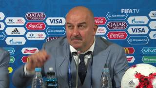 MEX v RUS  Stanislav Cherchesov  Russia PostMatch Press Conference [upl. by Buiron162]