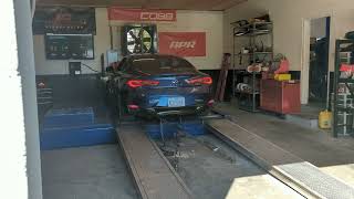 Q60 Red Sport MBRP Catback On Dyno [upl. by Anuahc229]