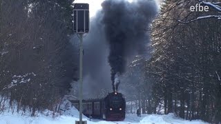 Zauberhafter Winterdampf im sonnigen Harz 02032013 [upl. by Shandee]