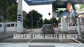 MOEILIJKE EXAMENROUTE DEN BOSCH [upl. by Gibbon]