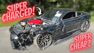 I Bought A WRECKED RTR Mustang From Salvage Auction [upl. by Terris]