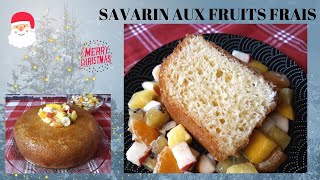 Mon savarin aux fruits frais🎄143 [upl. by Higginbotham]