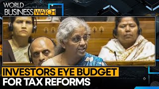 India Capital gains tax in focus in budget  World Business Watch [upl. by Christalle]