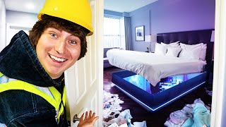 i asked youtubers if i can clean their room [upl. by Mindi322]