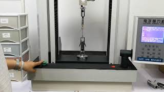 Testing Slider Strength by Test Machine QLQ Zipper slider machine ZipperMakingMachine [upl. by Ladnek]