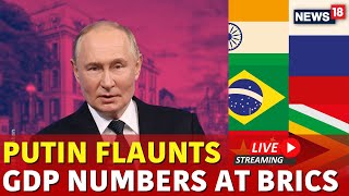 BRICS Summit 2024 Live  Vladmiri Putin Speech At BRICS Summit Live  Russia News  News18  N18G [upl. by Atnuahsal624]