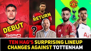 Man United vs Tottenham Rashford Returns Predicted Lineup amp Team News  Premier League Preview [upl. by Ysied]