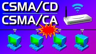 CSMACD and CSMACA Explained [upl. by Anitnauq]