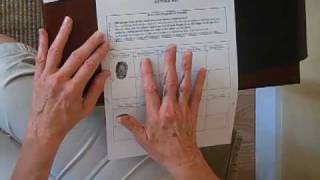 How to print hands and fingerprints Ink Method [upl. by Acinoryt]