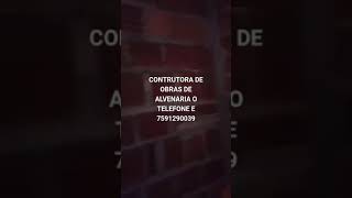 ATIVIDADES PRINCIPALCNAE4399103DA CONTRUTORA DE OBRAS DE ALVENARIA O TELEFONE E 75 991290039 [upl. by Hoi]