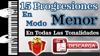 15 Progresiones En Modo Menor  Con Ejemplos [upl. by Eiryk711]