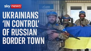 Ukrainians publish video showing soldiers in control of gas facility in Russias Kursk region [upl. by Aileduab]