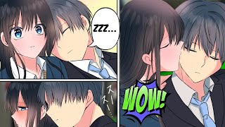 Manga dub The girl who always sits next to me one day I sleep and she kissed meRomCom [upl. by Lindgren251]