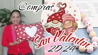 DECORACIÓN PARA SAN VALENTÍN 2024💕HAUL DE COMPRASTENDENCIAS PARA ESTE 2024Valentines ideas [upl. by Corel312]