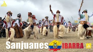 Sanjuanes 🇮🇩 IBARRA 🇪🇨 ECUADOR 2024  Inti raymi 🎷🎺 Banda Santa marianita del olivo  Pt 33 4k [upl. by Cochran262]